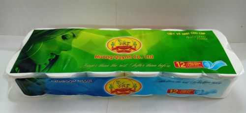 Giấy vệ sinh - Giấy Vệ Sinh Hương Quỳnh - Công Ty TNHH Dịch Vụ Và Sản Xuất Hương Quỳnh